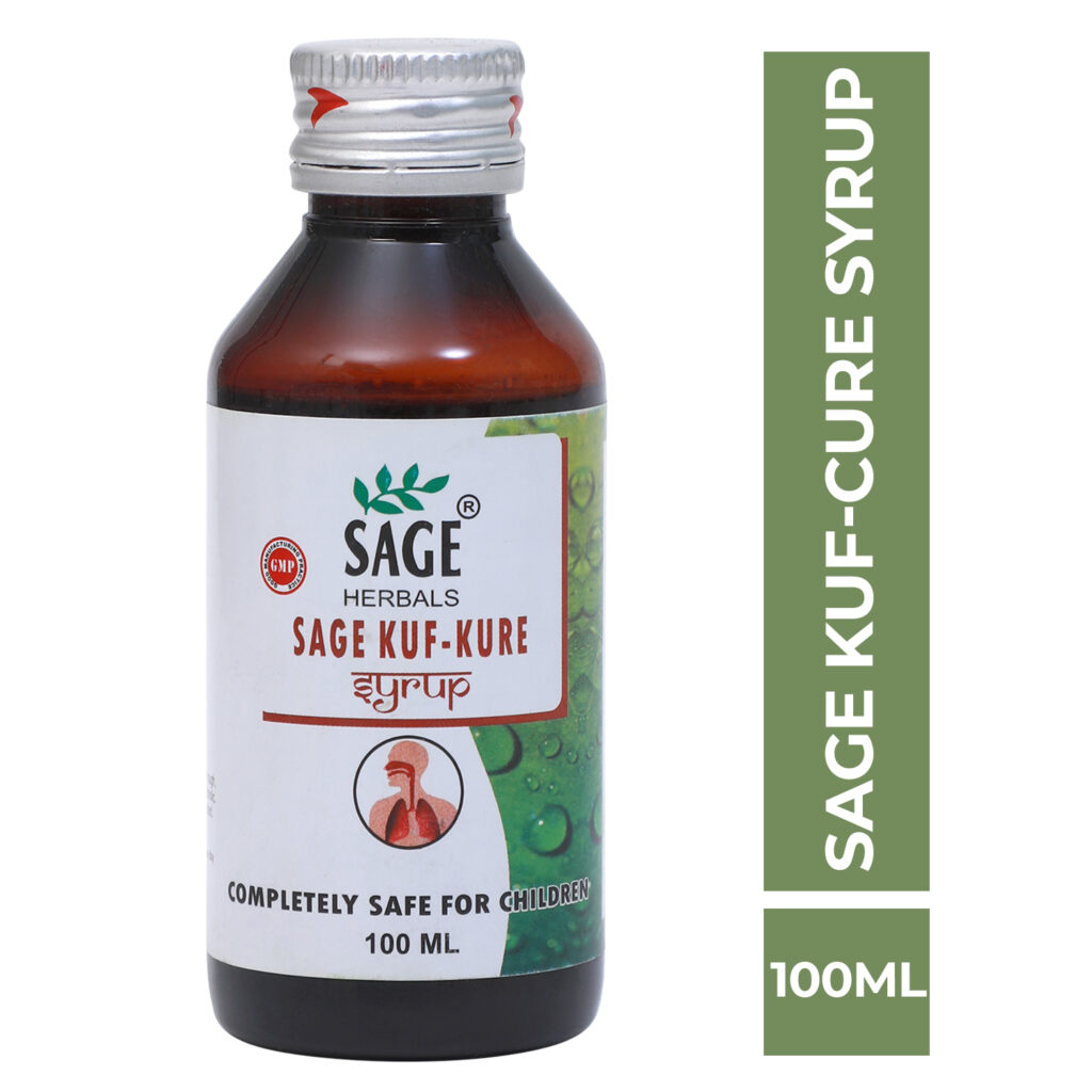 Sage Kuf Kure - Ayurvedic Cough Syrup for Children - 100ml