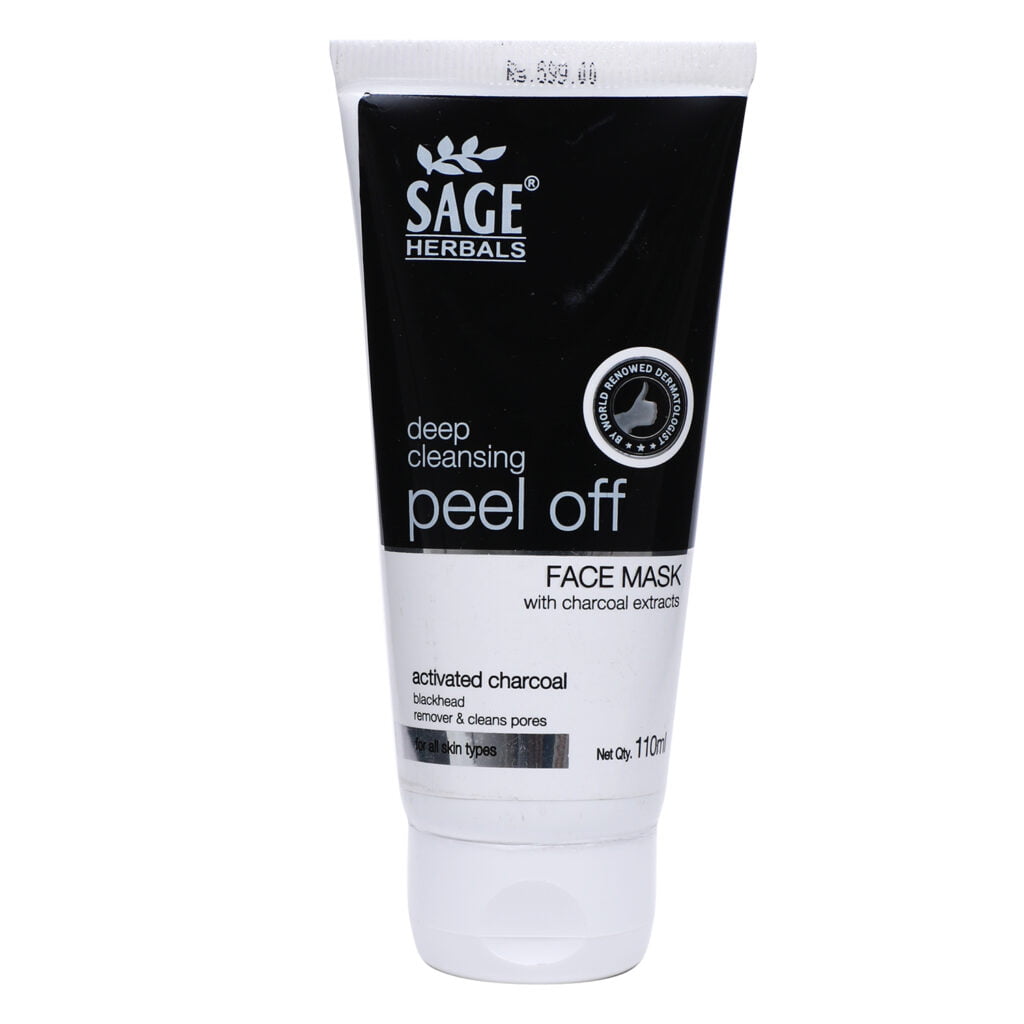 Sage Activated Charcoal Peel Off Mask - 110 ML