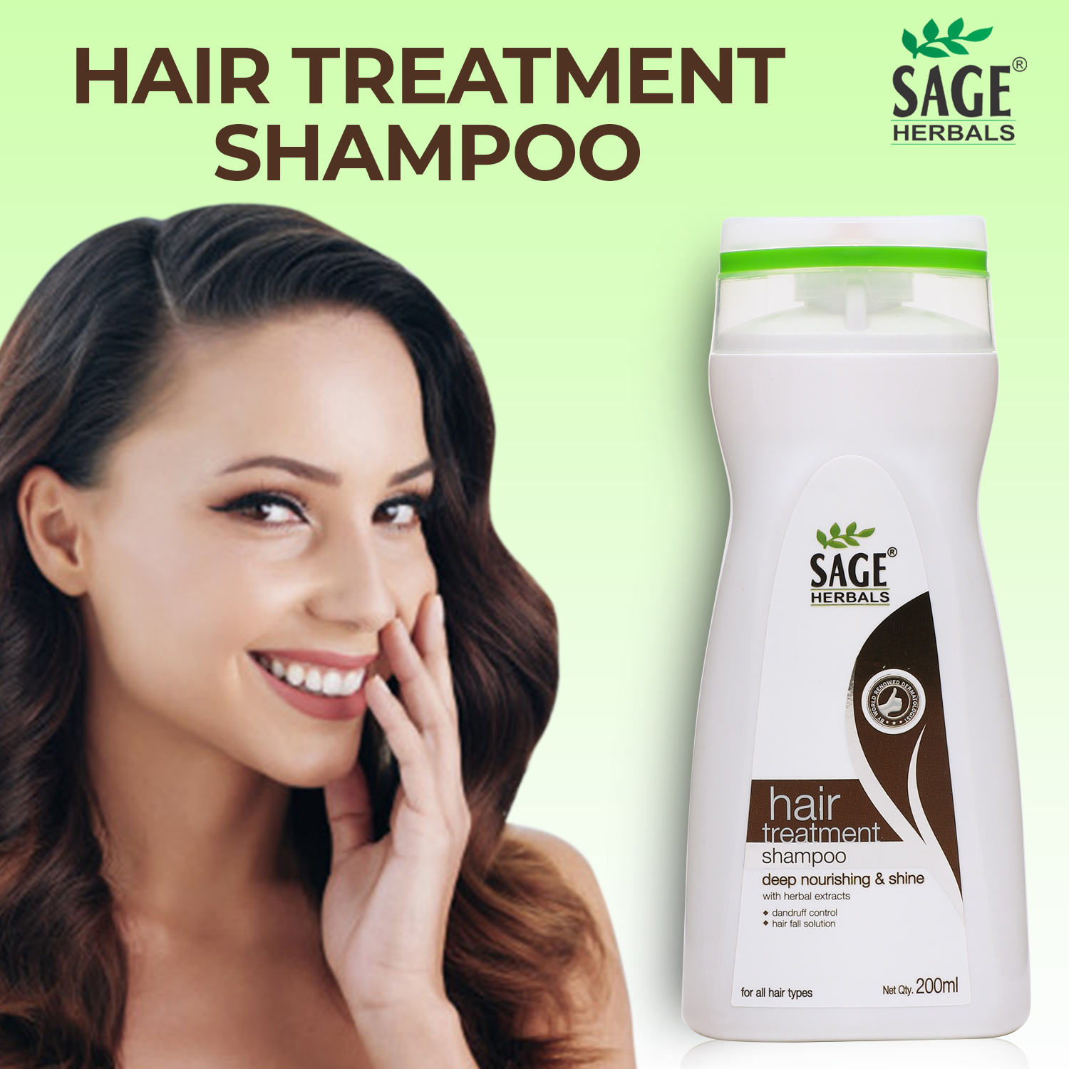 Sage Hair Treatment Shampoo -200 ML - Image 3